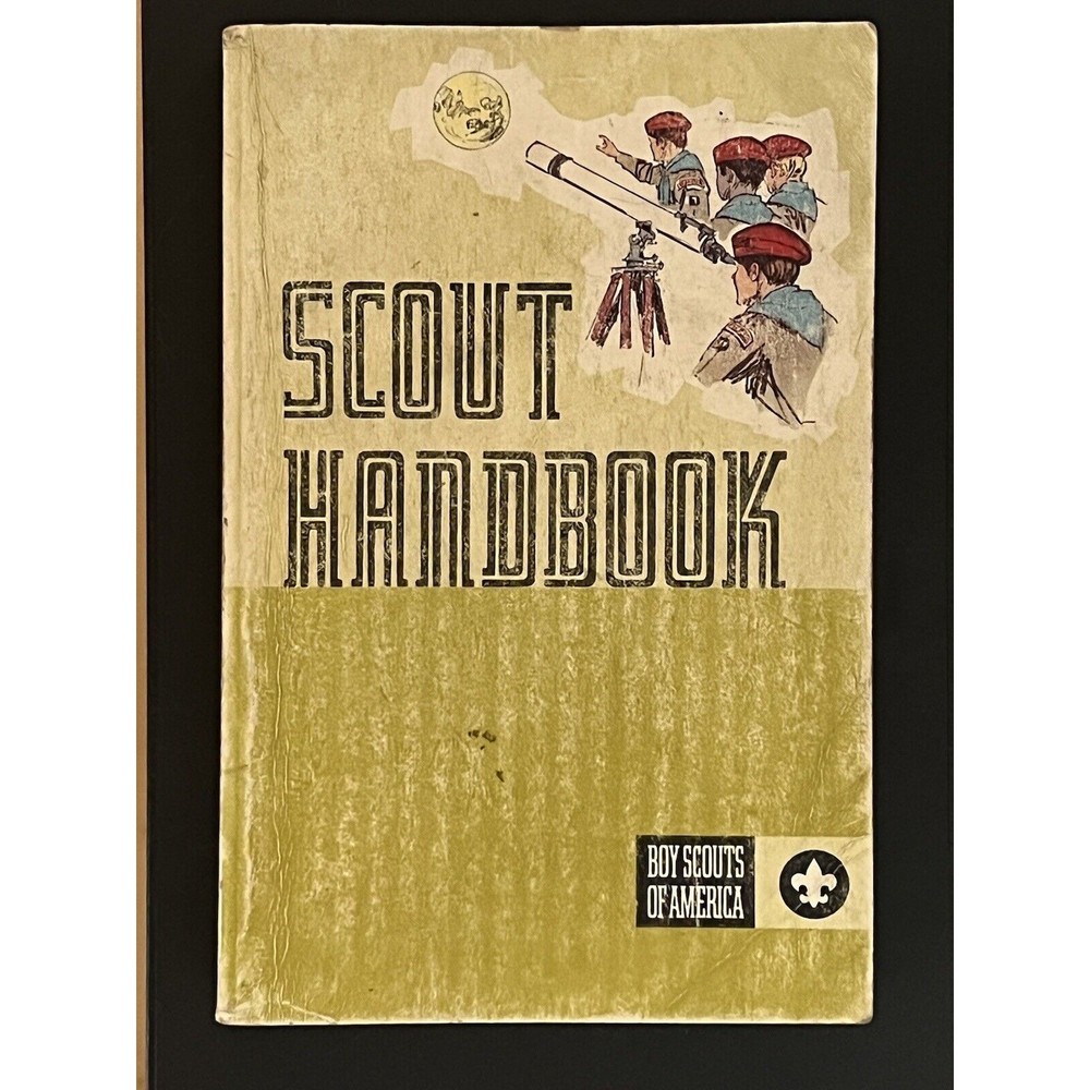 Boy Scouts Handbook BSA 1972 Vintage Boy Scouts of America 8th Edition 1st Print